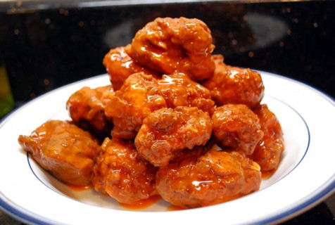Up Close and Personal with some Amazing Boneless Buffalo Wings