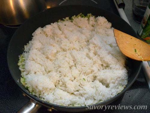 Rice and onions
