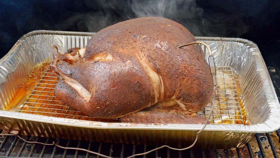 how to rub a turkey for smoking