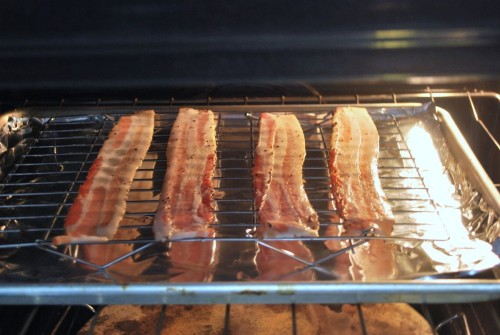 This is the ultimate way to improve the smell in your house.  Nothing says welcome to my house like the lingering smell of bacon.  I love bacon.