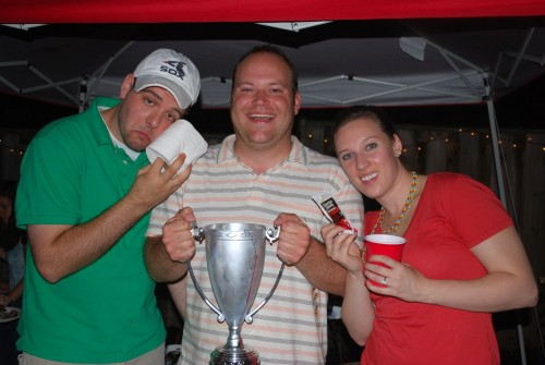That is me in the middle with "Lord Rex's Cup".  This recipe won the cup.