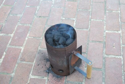 I always start my charcoal with a chimney.  No lighter fluid and the coals come out perfect every time.