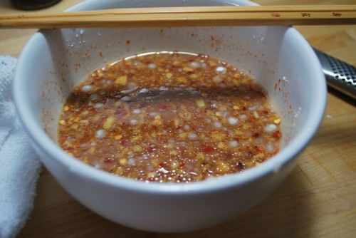 You can also make the sauce in a blender that way you are sure that the cornstarch is incorporated.