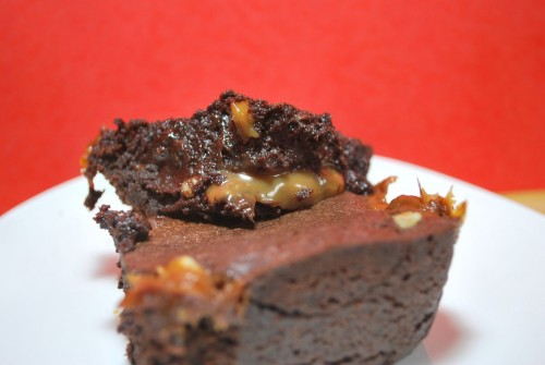 My ulimate brownies are loaded with carmel, chocolate and walnuts.