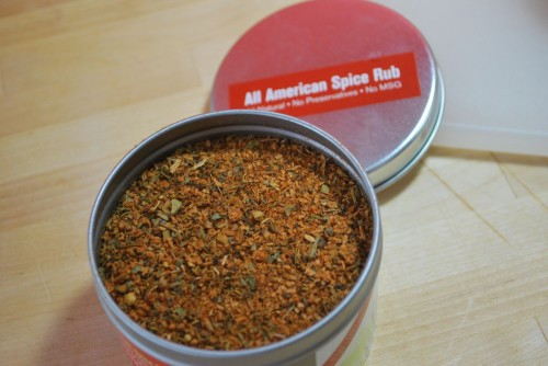 The All American Spice Rub is delicious