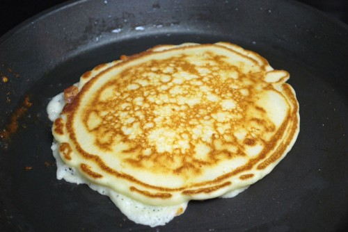 The bacon grease makes the pancake.  