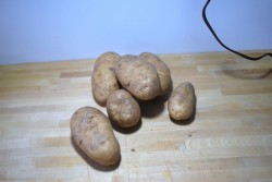 Six potatoes make enough for 4 people