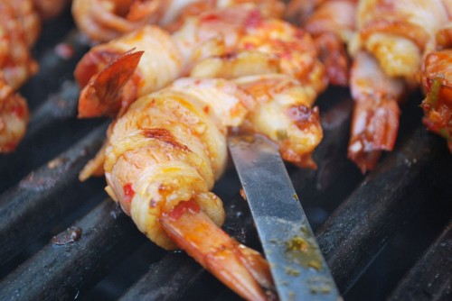 I love grillin shrimp