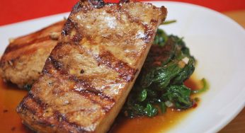 Asian Grilled Tofu with Quick Stir-Fried Greens
