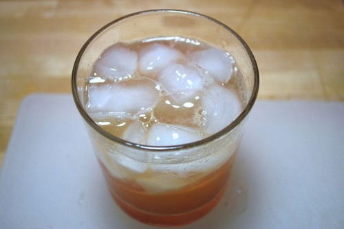 Make sure to fill with ice.  A cold drink is a great drink.