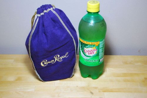Just Crown and Ginger Ale
