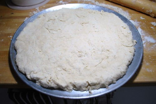 Form a pizza with the Biscuit Dough
