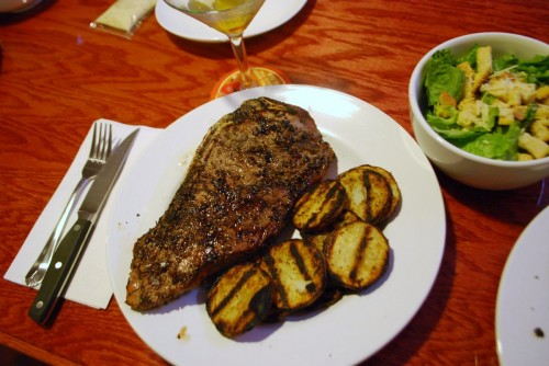 Grilled Peppercorn Steak
