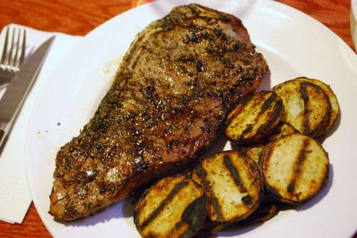 Grilled Peppercorn Steak