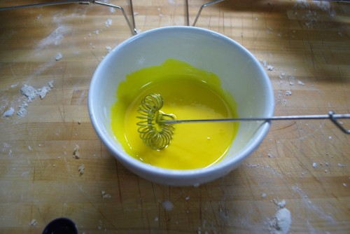 Glaze with Yellow food coloring