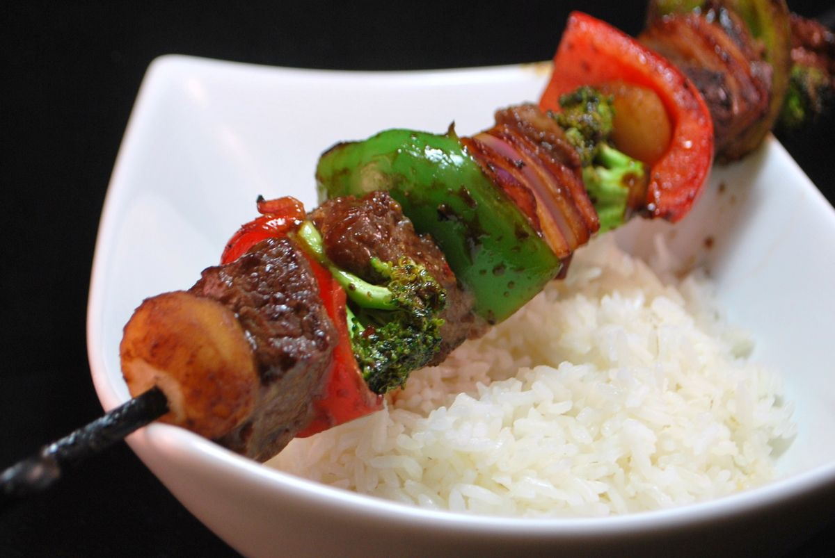 Grilled Asian Beef Kabobs