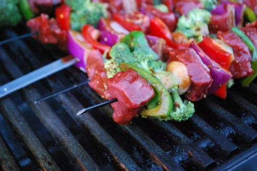 Grilling Kabobs