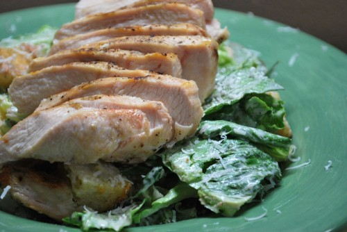 Grilled Chicken Caesar Salad - SavoryReviews