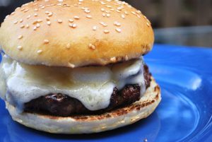 Mushroom Swiss Burger