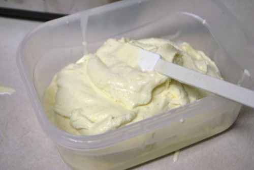 Scoop into a covered container to freeze