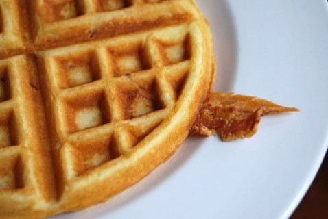 The bacon waffle