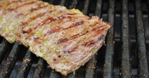 Grilled Skirt Steak with Chimichurri Sauce