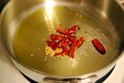 Fry up the peppers