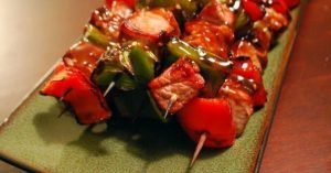 Asian BBQ Beef Kabobs