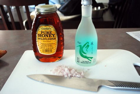 Honey and Sake the perfect combo
