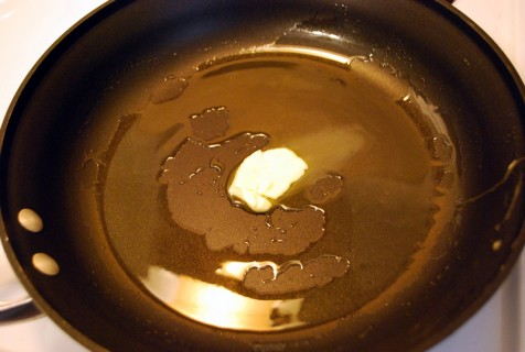 Melt the bacon grease or shortening