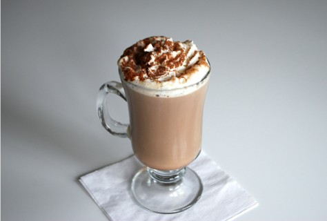 Hot Spiked Mocha Cocktail