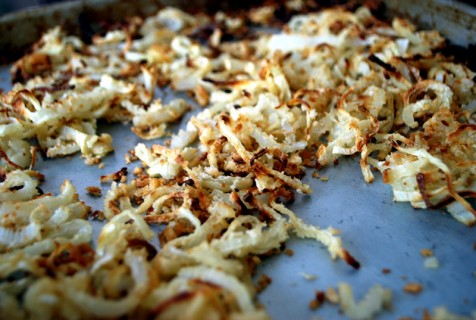 Oven Fried Onions