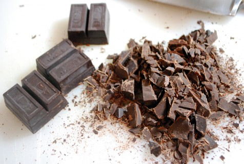 Coarsely Chop Chocolate