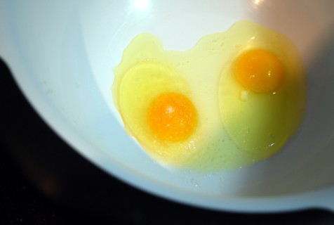 Scramble the eggs