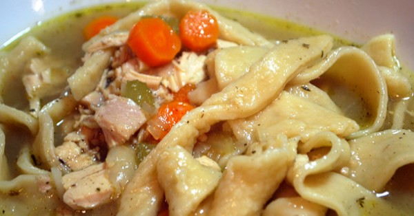 Chicken and Dumpling Noodle Soup (From Scratch) - SavoryReviews