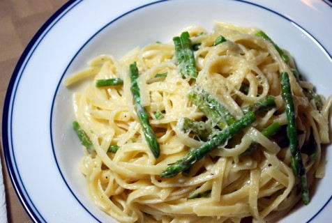 Asparagus Fettuccine Alfredo
