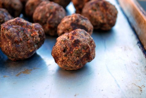 Fully cooked Meatballs