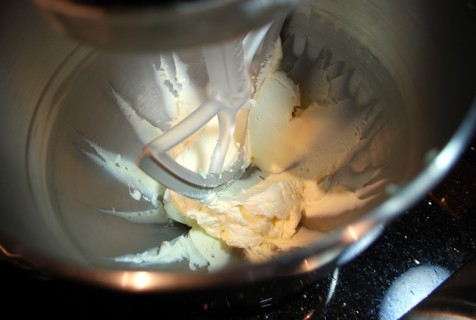 Mix the cream cheese