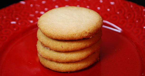 Homemade Sandies (shortbread cookies)