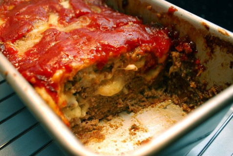 The perfect meatloaf slice