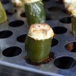 Grilled Stuffed Jalapenos on a Jalapeno Rack