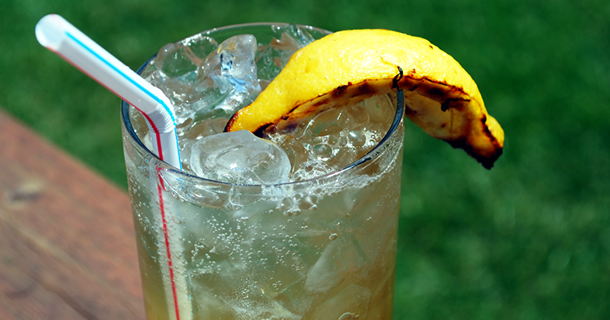 Grilled Vodka Lemonade Spritzer