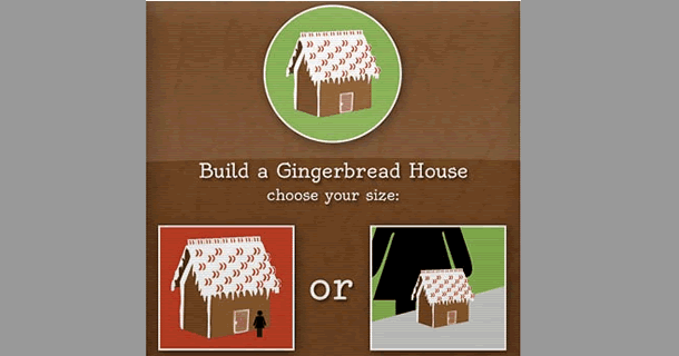 How much gingerbread would you need to build your dreamhouse?