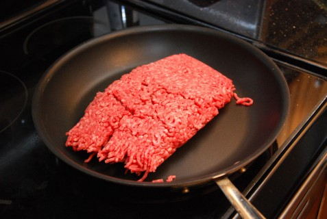 Brown the ground beef