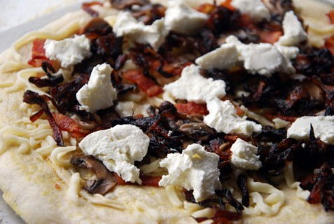 Top with goat cheese