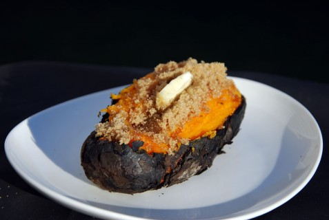 Coal Roasted Sweet Potato