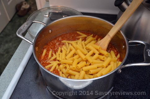 Add the pasta