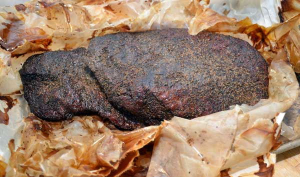 Texas Brisket Wrapped in Butcher Paper