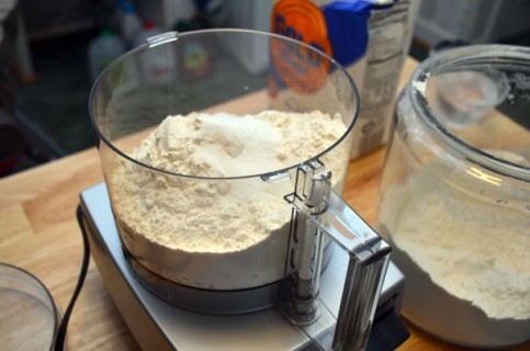 Flour, salt and sugar