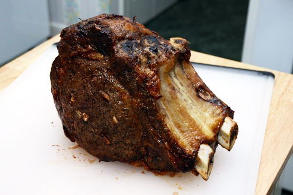 Smoked Prime Rib Roast with a Garlic Herb Butter Paste - Grill Nation -  Recipes, Grills and Grilling Products